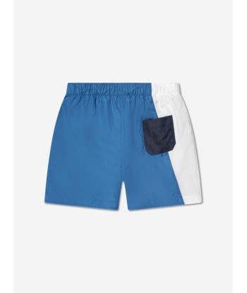 Dolce & Gabbana Boys Logo Swim Shorts in Blue les ligaments