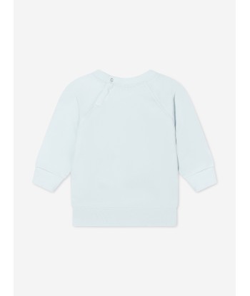 Gucci Baby Logo Sweatshirt in Blue 50% de réduction en Octobre 2024