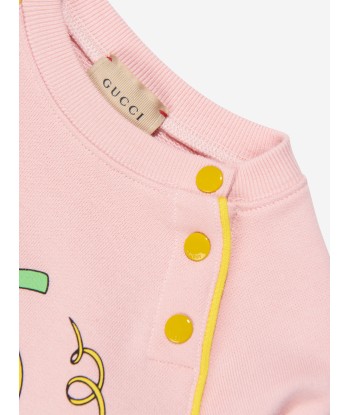 Gucci Baby Girls Apple Sweatshirt in Pink 2 - 3 jours ouvrés.