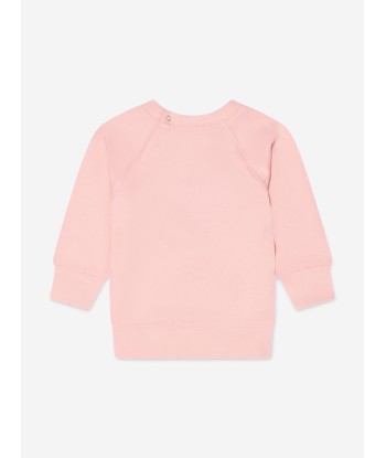 Gucci Baby Girls Logo Sweatshirt in Pink basket pas cher