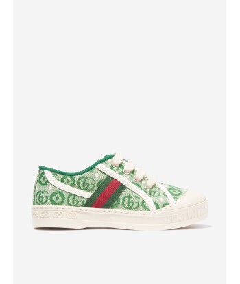 Gucci Kids Tennis 1977 Trainers in Green offre 