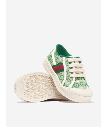 Gucci Kids Tennis 1977 Trainers in Green offre 