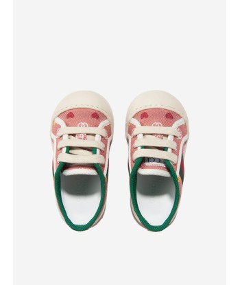 Gucci Girls GG Tennis Trainers in Pink paiement sécurisé