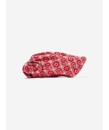 Gucci Girls GG Monogram Headband in Red est présent 