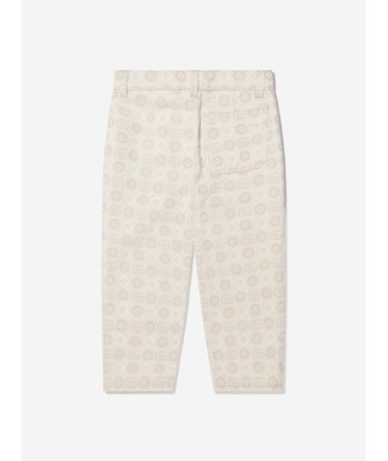 Gucci Kids Jacquard GG Denim Jeans in Ivory une grave pollution 