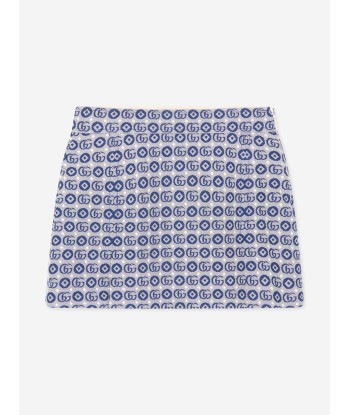 Gucci Girls GG Logo Skirt in Navy Le MVP de beaucoup