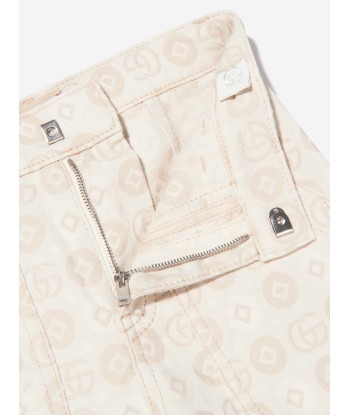 Gucci Kids Jacquard GG Denim Jeans in Ivory une grave pollution 