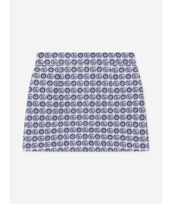 Gucci Girls GG Logo Skirt in Navy Le MVP de beaucoup