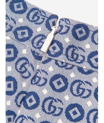 Gucci Girls GG Logo Skirt in Navy Le MVP de beaucoup