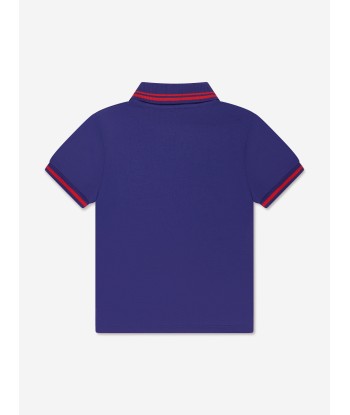 Gucci Boys Pocket Polo Shirt in Navy Dans la société mordern