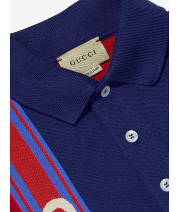 Gucci Boys Logo Polo Shirt in Navy suggérées chez