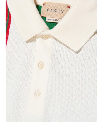 Gucci Baby Boys Logo Polo Shirt in Green Pour