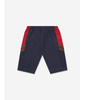 Gucci Baby Boys Bermuda Shorts in Navy en ligne des produits 