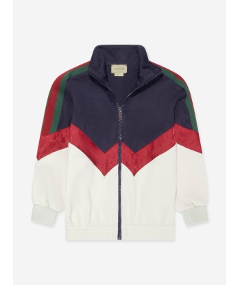 Gucci Boys Zip Up Top in Navy Dans la société mordern