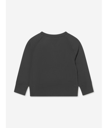 Gucci Kids Tiger Logo Sweatshirt in Grey À commander