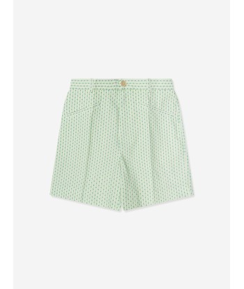 Gucci Boys Striped Bermuda Shorts in Green offre 