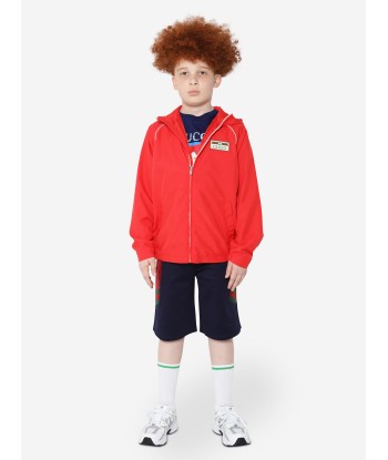 Gucci Kids Zip Up Jacket in Red votre restaurant rapide dans 