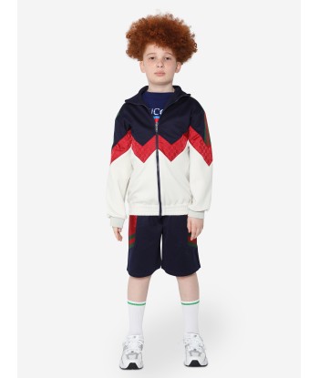 Gucci Boys Zip Up Top in Navy Dans la société mordern