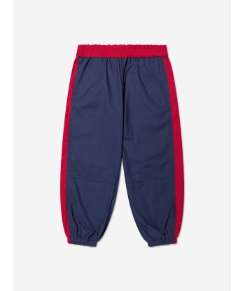 Gucci Kids Branded Joggers in Navy store