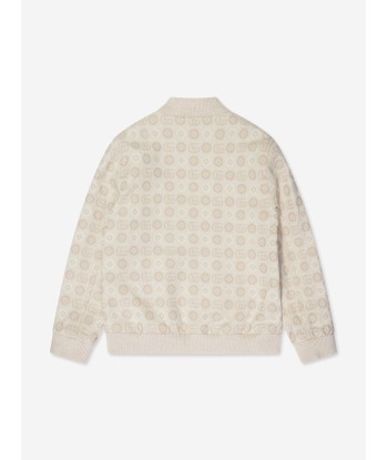 Gucci Boys Denim Bomber Jacket in Ivory Les êtres humains sont 