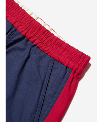 Gucci Kids Branded Joggers in Navy store