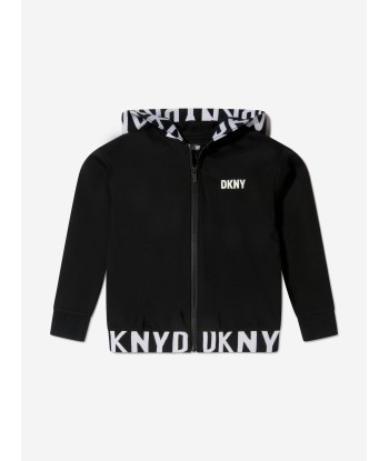 DKNY Boys Logo Print Zip Up Top prix