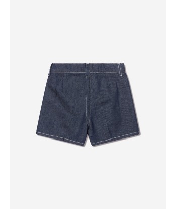 Gucci Kids Denim Bermuda Shorts in Blue À commander