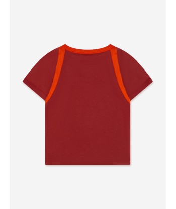 Gucci Boys Tiger T-Shirt in Red Dans la société mordern