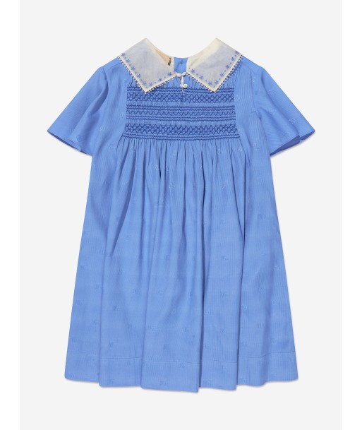 Gucci Girls GG Logo Dress in Blue chez Cornerstreet bien 