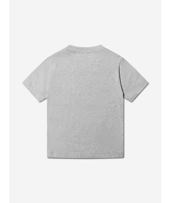 Diesel Boys Logo T-Shirt in Grey votre