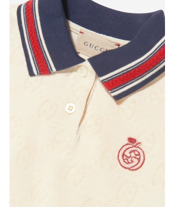 Gucci Girls Polo Dress in Ivory du meilleur 