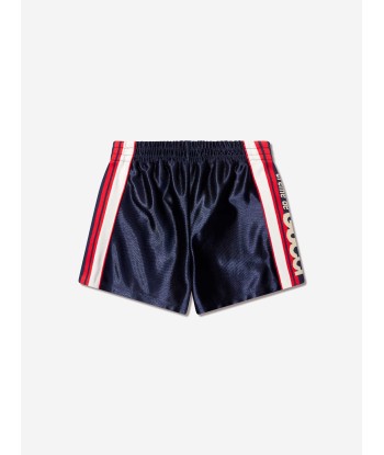 Gucci Girls Logo Shorts in Navy vous aussi creer 