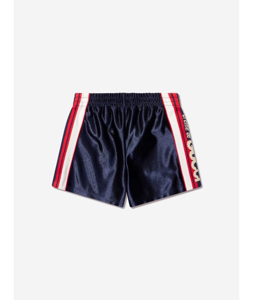 Gucci Girls Logo Shorts in Navy vous aussi creer 