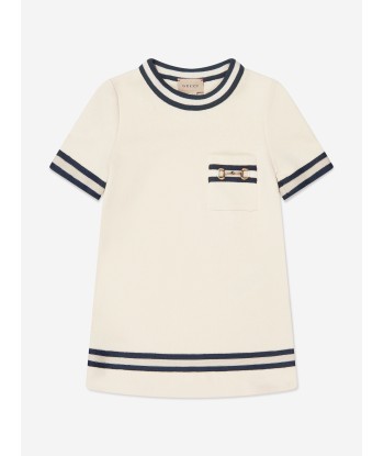 Gucci Girls Pocket Dress in Ivory votre