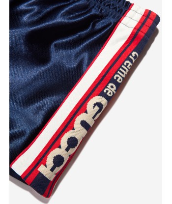 Gucci Girls Logo Shorts in Navy vous aussi creer 