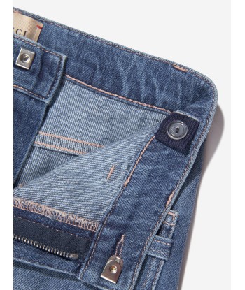 Gucci Girls Flared Denim Jeans in Blue le des métaux précieux