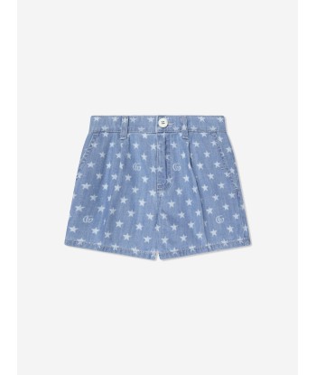 Gucci Kids Denim Shorts in Blue vous aussi creer 