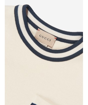 Gucci Girls Pocket Dress in Ivory votre