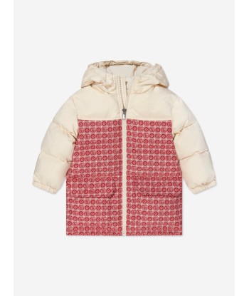 Gucci Baby Down Padded GG Logo Jacket in Red livraison gratuite