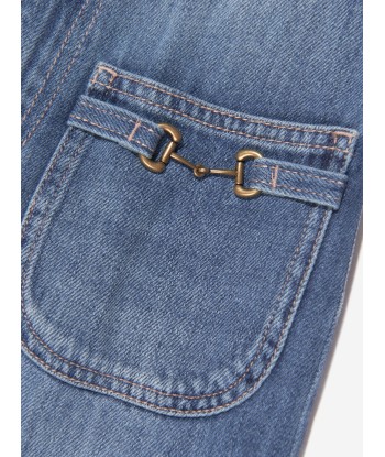 Gucci Girls Flared Denim Jeans in Blue le des métaux précieux