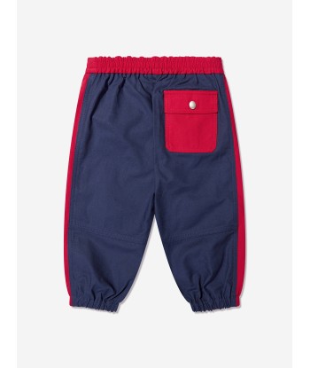 Gucci Baby Boys Logo Joggers in Navy en ligne des produits 