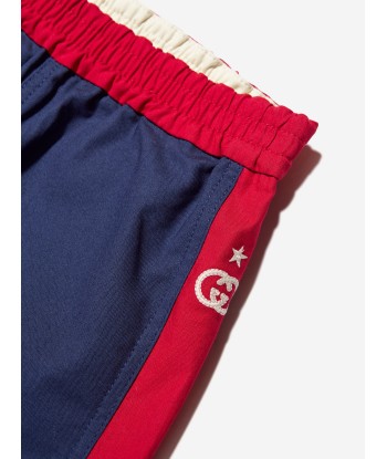 Gucci Baby Boys Logo Joggers in Navy en ligne des produits 