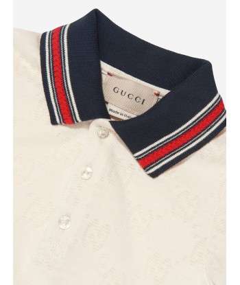 Gucci Baby Boys Branded Babgrow in Ivory acheter