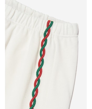 Gucci Baby Boys Logo Shorts in White commande en ligne