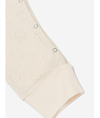 Gucci Baby Boys Branded Babgrow in Ivory acheter