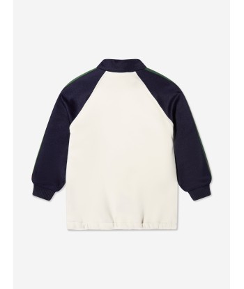 Gucci Baby Boys Zip Up Top in Navy france