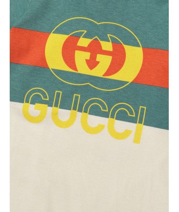 Gucci Baby Boys Logo Romper in Green Jusqu'à 80% De Réduction