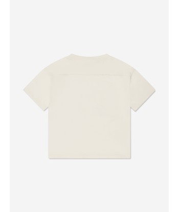 Gucci Boys Lion Logo T-Shirt in Ivory ouvre sa boutique