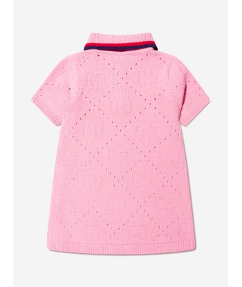 Gucci Baby Girls Knitted Logo Dress in Pink le concept de la Pate a emporter 