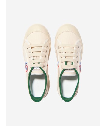 Gucci Kids GG Tennis Trainers in White Par le système avancé 